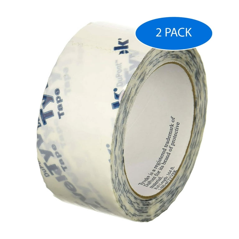 Tyvek Sheathing Tape 1.88 x 164', Dupont Tyvek, For Sealing Seams, White