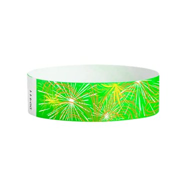 IDwrists Blue Wristbands For Events - 500 Count - Tear Resistant Paper Bracelets Comfortable Waterproof Lightweight ID Wrist Bands For Events Concert, Festival Admission, Party