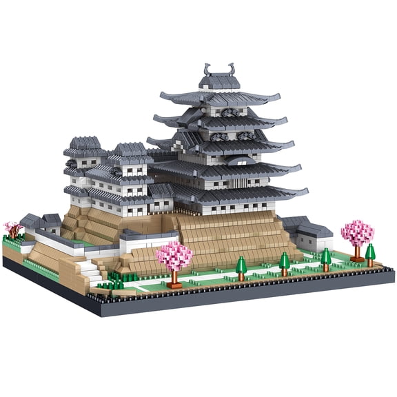 TzFioy Himeji Castle Japan Micro Brick Building Set (3037 Pieces) – Landmark Model Educational Toy Gift for Kids and Adults