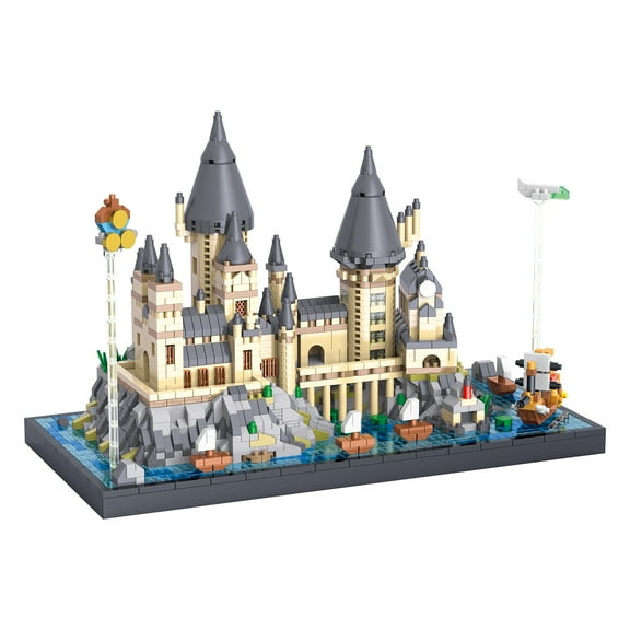 TzFioy Magic Castle Micro Brick Building Set (2744 Pieces) – Architecture Model Educational Toy Gift for Kids and Adults