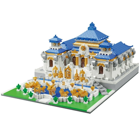 TzFioy Old Summer Palace Building Blocks Set (5372Pcs) Chinese Ancient Imperial Garden Oriental Architecture Educational Toys Micro Bricks for Kids Adults