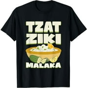 Tzatziki Malaka Gyros Greece Bifteki Souvlaki T-Shirt