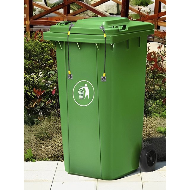 Tzgsonp 2Pcs Trash Can Lid Lock for s Stop from Rummaging Universal