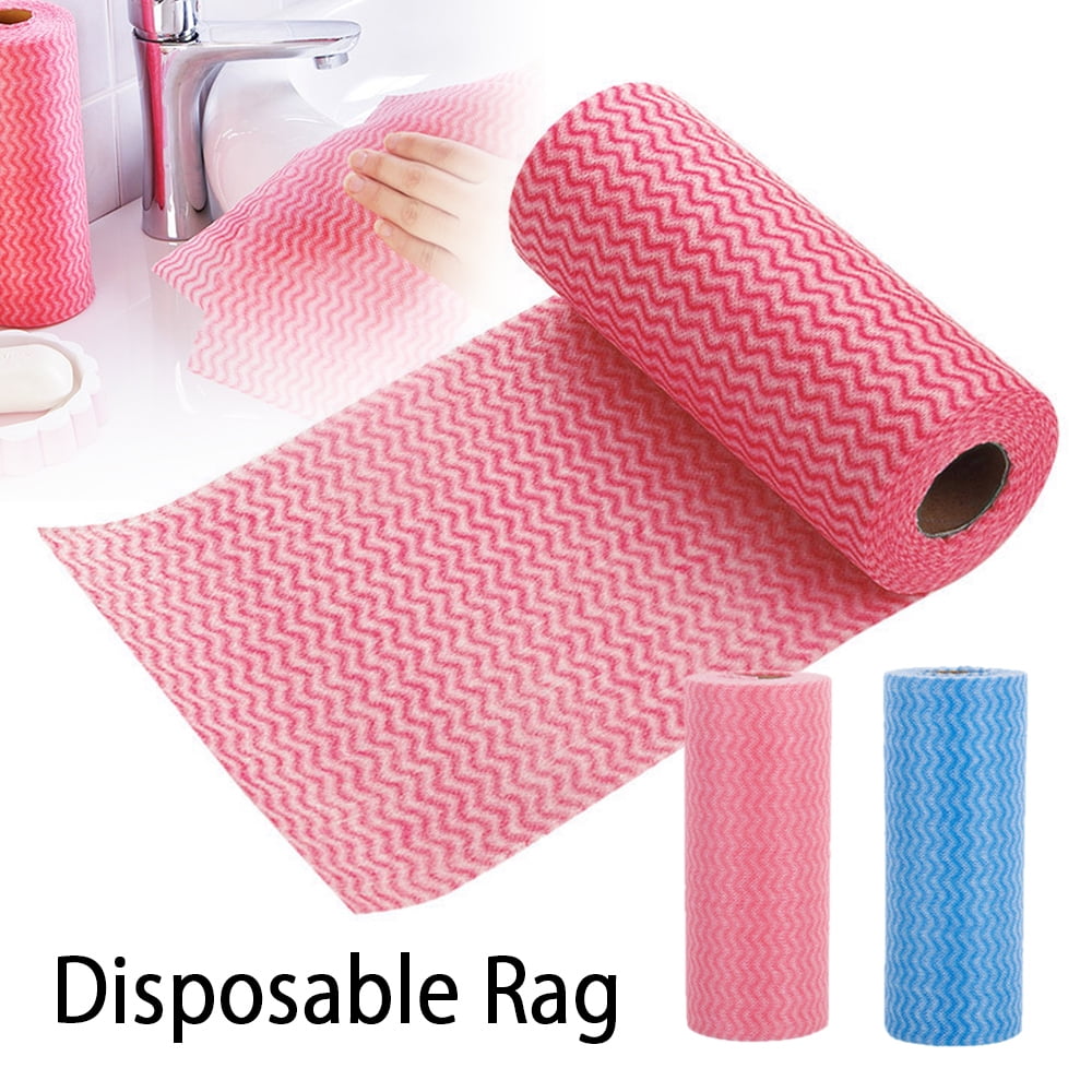Tzgsonp 50 Sheet/Roll Disposable Kitchen Dish Rags Kitchen Dish Cloths