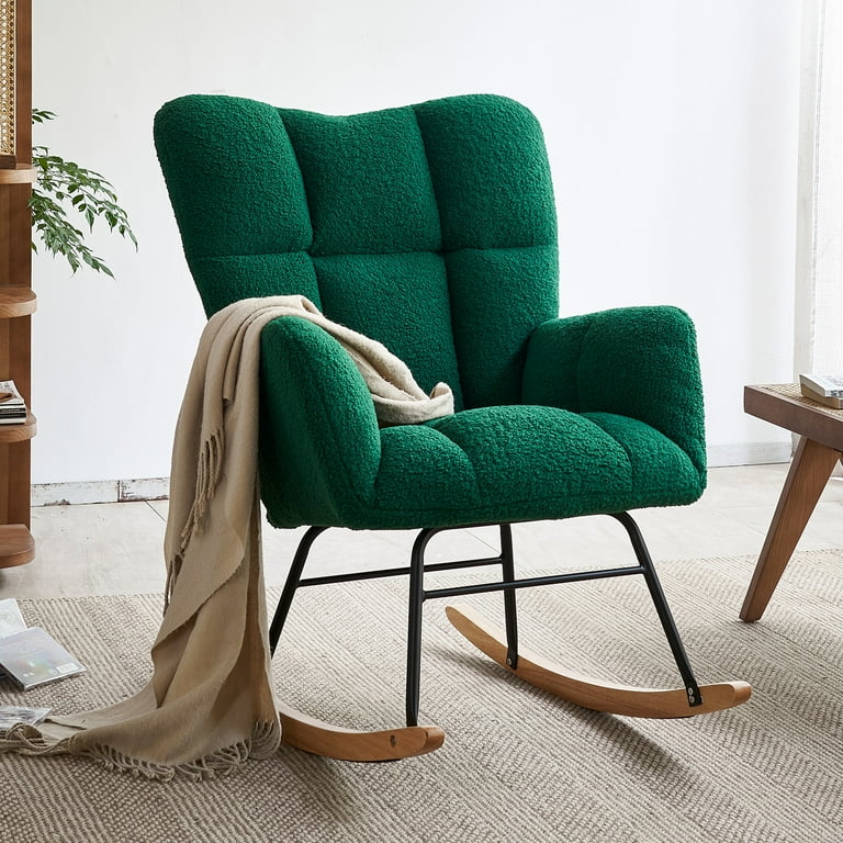 Green nursery glider hot sale