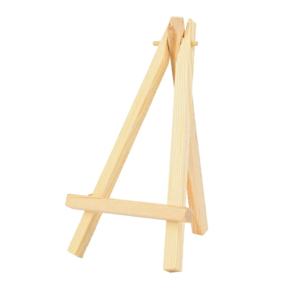 Tzilke Mini Art Easel - Portable Tabletop Stand for Small Paintings and Drawings, 16cm