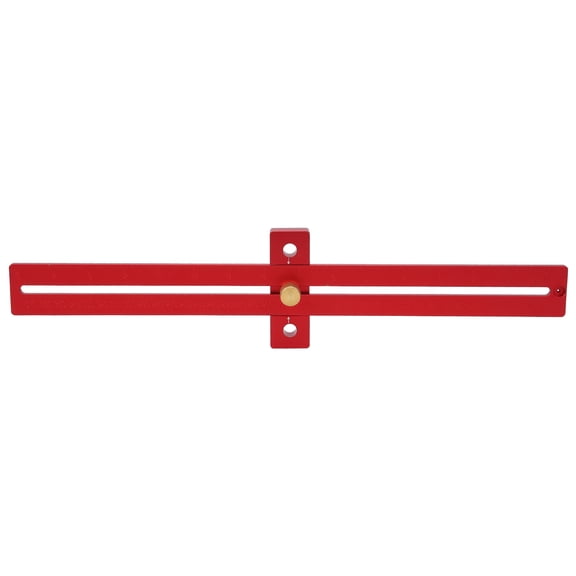 Tzilke Tzilke Woodworking Scribe Ruler TType Line Locator Aluminum Alloy Measuring Tool 0-370mm