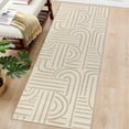 thumbnail image 1 of Tzou 2x6ft Contemporary Washable Runner Rug, Non Slip Low Pile Indoor Living Room Carpet – Stain Resistant Machine Washable Rug for Dorm, Office & Bedroom, 1 of 8