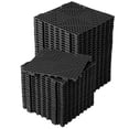 thumbnail image 1 of Tzou 50-Pack 12"x12" Interlocking Drainage Tiles - Non-Slip PVC Floor Mats w/Holes for Pool Decks, Bathrooms, Kitchens | Modular Splicing Design, Fast-Draining (Grey/Black), 1 of 8