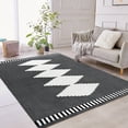 thumbnail image 1 of Tzou Big Area Rug 10'x13' Modern Geometry Area Rug for Living Room Bedroom, Non-Slip Carpet, Gray, 1 of 7