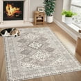 Tzou Boho Area Rugs 8x10 for Bedroom Washable Vintage Living Room