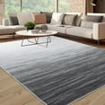 thumbnail image 1 of Tzou Large Washable Area Rug 9x12 for Living Room, Modern Gradient Carpet, Anti-Slip, Low Pile, Gray, 1 of 7
