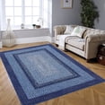 thumbnail image 1 of Tzou Modern Braid Print Washable Area Rugs 4x6ft with Anti-Slip TPR Back, Ultra-Thin Carpet for Living Room Bedroom Dining Room, 1 of 7
