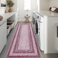 thumbnail image 1 of Tzou Modern Braid Print Washable Runner Rug 2x8ft with Anti-Slip Back for Living Room Entryway Bedroom, 1 of 7