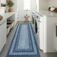 thumbnail image 1 of Tzou Modern Braid Print Washable Runner Rug 2x8ft with Anti-Slip Back for Living Room Entryway Bedroom, 1 of 7