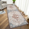 thumbnail image 1 of Tzou Persian Area Rug Runner, 2x6 Washable Rugs for Living Room Anti Slip Entry Mat, Beige Vintage Soft Rug for Kitchen, 1 of 7