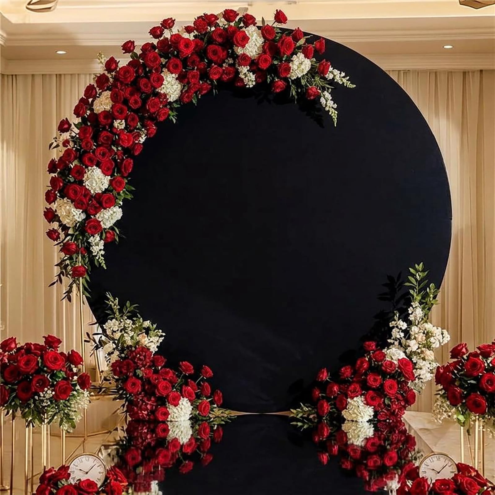 Tzou Round Arch Backdrop Cover, 6.5ft(2m) Circle Arch Stand, Smooth ...