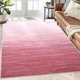 thumbnail image 1 of Tzou Washable Area Rug 5x7 for Home Office, Modern Gradient Carpet, Anti-Slip, Low Pile, Pink, 1 of 7