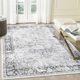 thumbnail image 1 of Tzou Washable Area Rugs - 8' x 10', Distressed Design, Non-Slip, Non-Shedding & Easy Care, Ideal for High Traffic Areas in Living Room, Bedroom(Gray), 1 of 6