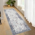 thumbnail image 1 of Tzou Washable Runner Rugs - 2' x 6', Distressed Design, Non-Slip, Non-Shedding & Easy Care, Ideal for High Traffic Areas in Hallway Kitchen Bedroom(Multi-Color), 1 of 6