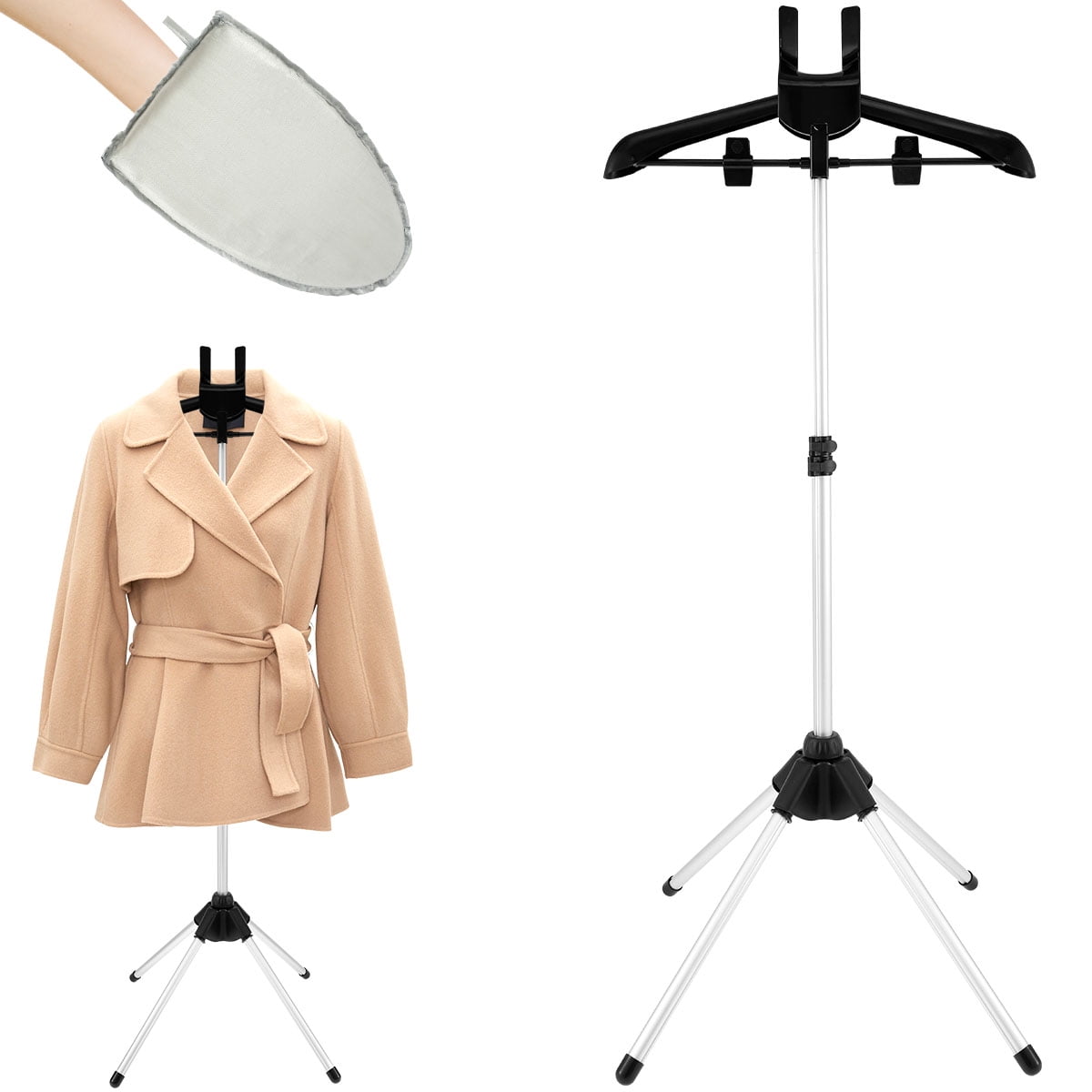 Tzrofpl Iron Steam Stand Set with Handheld Ironing Board HeavyDuty