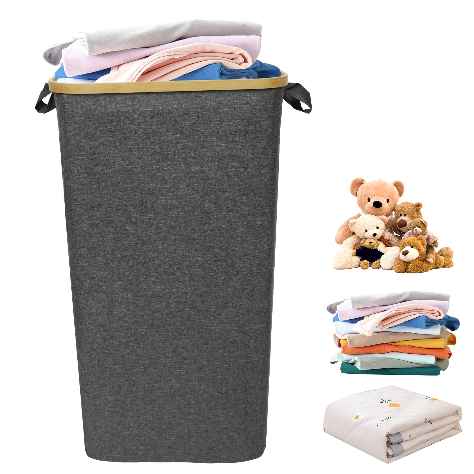 Tzrofpl Laundry Basket 90L Large Capacity Laundry Washing Bin