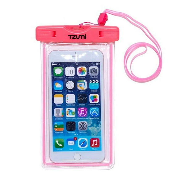 Tzumi 3855PK Aqua Cell Phone Pouch, Pink