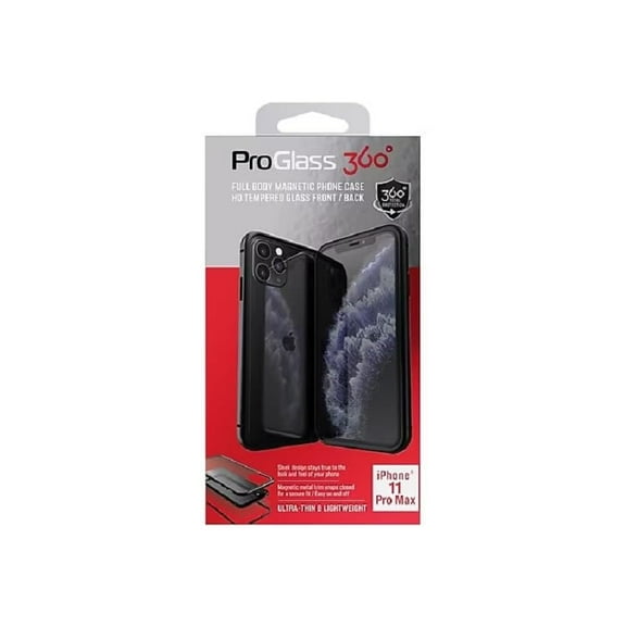Tzumi 7274ST ProGlass 360 Full Body Magnetic Screen Protector Case for iPhone 11 Pro Max