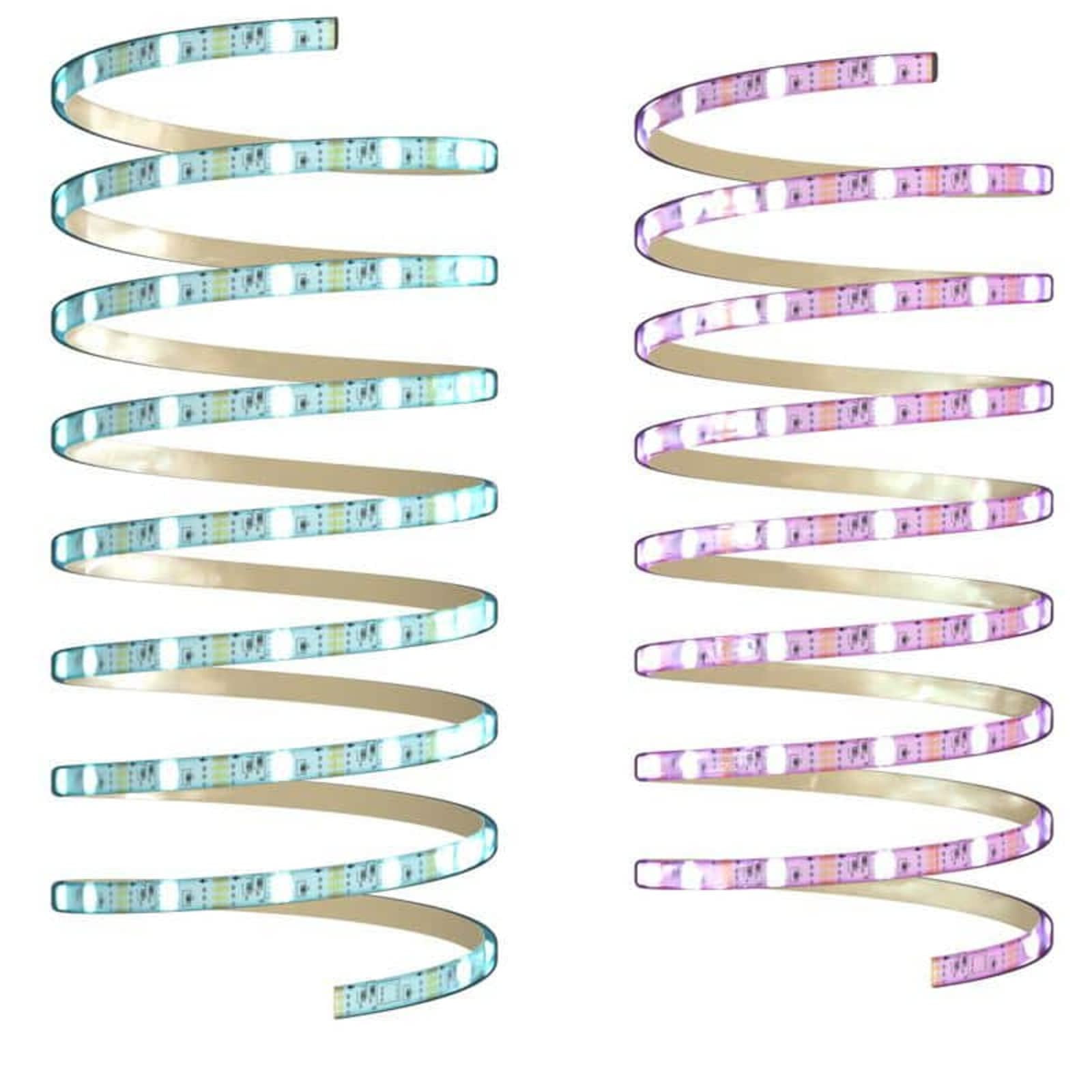 Tzumi Aura LED Bedroom Changing Strip, 2-pack 14 Ft. Wireless Room