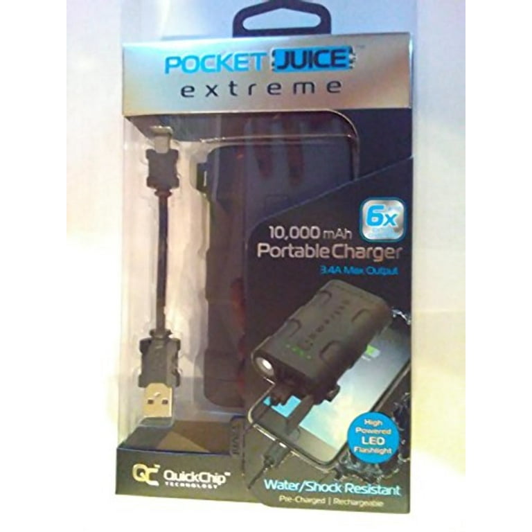 Battery Pack Pocket Juice Charger Walmart Pocketjuice 10000 Tzumi