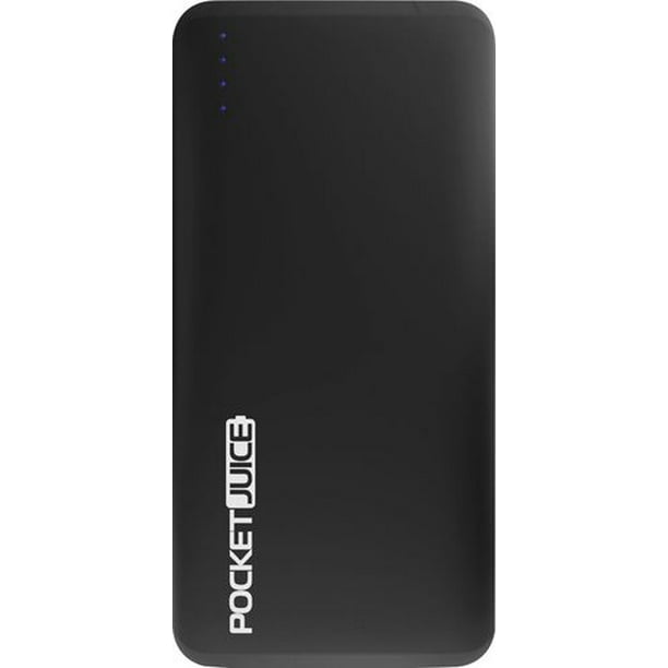 Tzumi PocketJuice Slim Pro 20,000 mAh Portable Charger for Most USB Enabled Devices Black