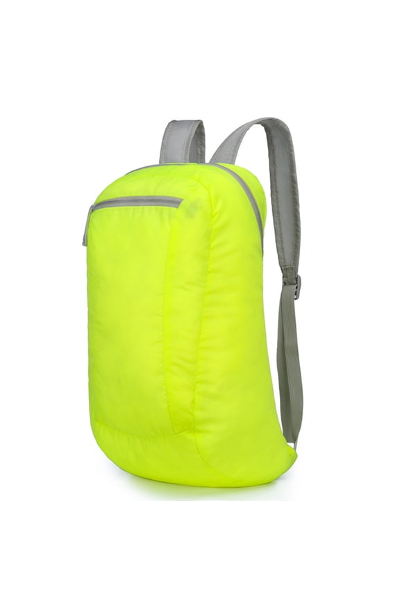 U-199 Yellow Outdoor Sports Foldable Backpack Portable Daypack Large Capacity Travel Lightweight Compact With Ergonomic Design #zjoL4