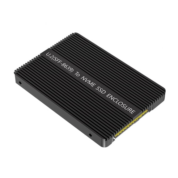 U.2 SFF 8639 to NVMe Adapter Enclosure Efficient Heat Disipation Aluminum Case for Universal Computer Connection
