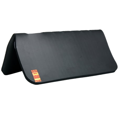 U-30X30.5 Hilason 1 Inch Thick Pu Foam Horse Saddle Pad Black