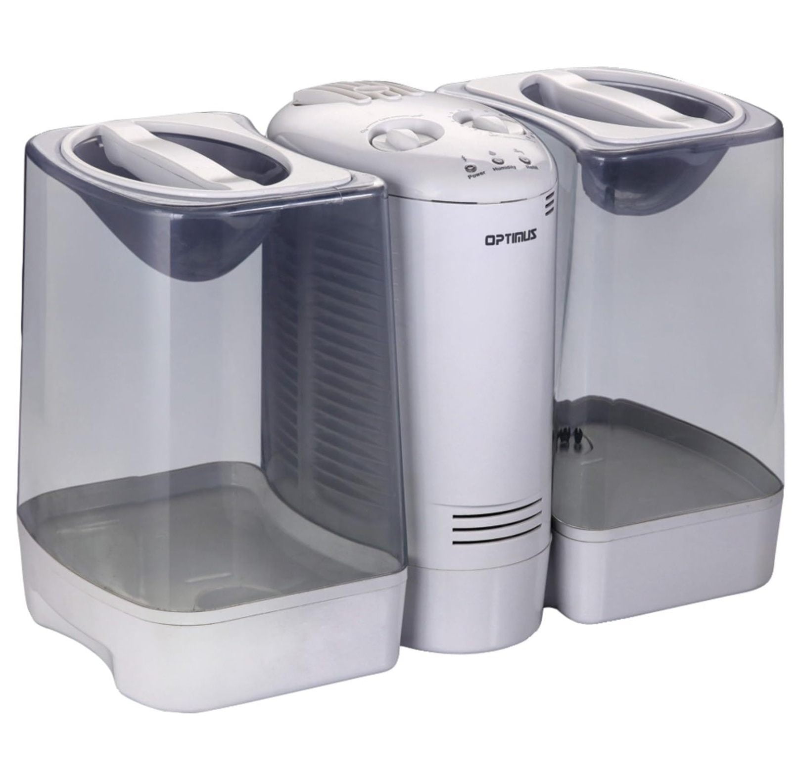 U-32030 3.5 Gallon Warm Mist Humidifier with Wicking Vapor System,White/Clear