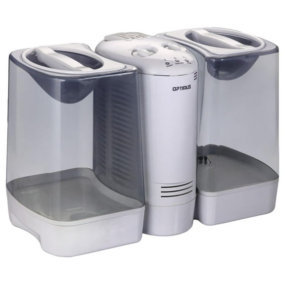 U-32030 3.5 Gallon Warm Mist Humidifier with Wicking Vapor System,White/Clear