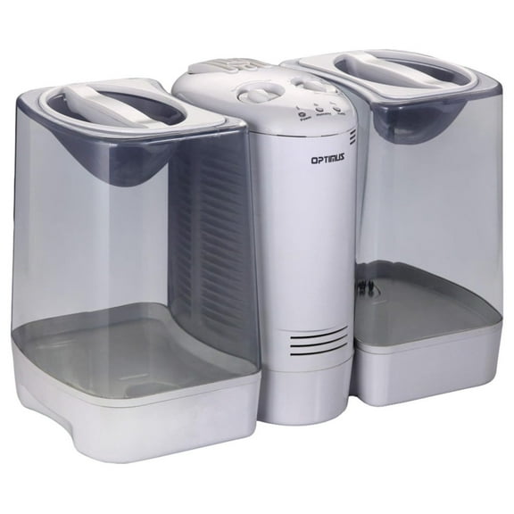 U-32030 3.5 Gallon Warm Mist Humidifier with Wicking Vapor System,White/Clear