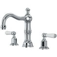thumbnail image 1 of U.3720L-APC-2 Perrin and Rowe Collection 3-Hole Country Spout Widespread Lavatory Faucet with Lever Handles  CA/VT Code Compliant: Polished, 1 of 5