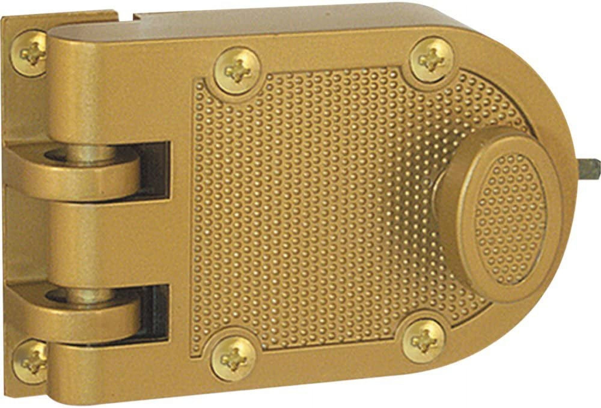 Brushed Brass Diecast Single Cylinder Deadbolt