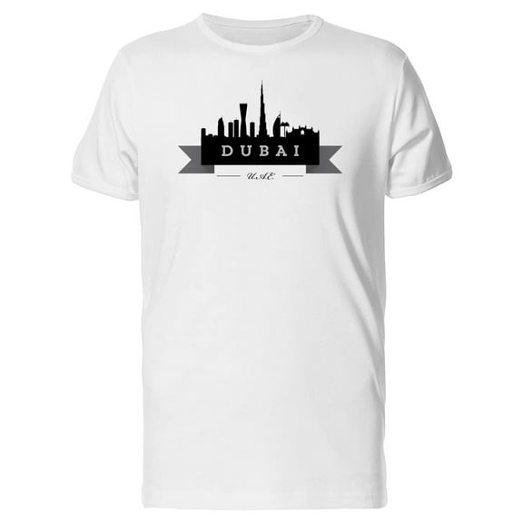 U.A.E. Dubai Skyline T-Shirt Men -Image by Shutterstock, Male Large