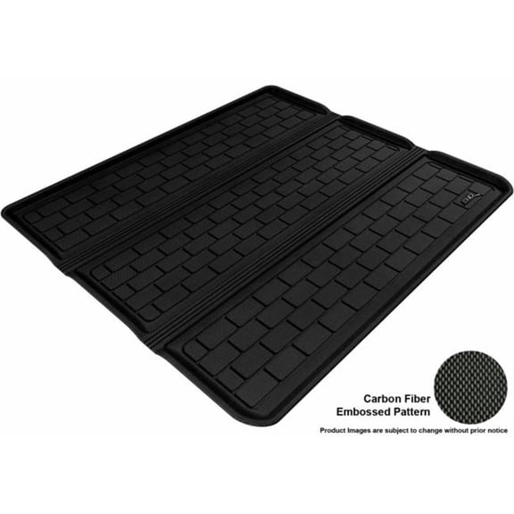 U Ace 3D Maxpider Cargo Custom Fit All-Weather Kagu Black Floor Mat for 2006-2010 Ford Explorer Models