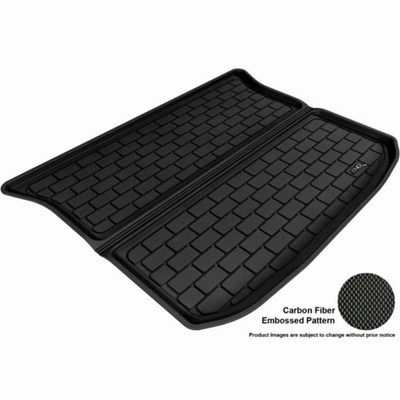 U Ace  3D Maxpider Cargo Custom Fit All-Weather Kagu Black Floor Mat for 2007-2014 Ford Edge Models
