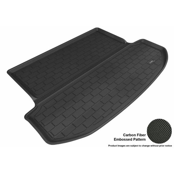 U Ace 3D Maxpider Cargo Custom Fit All-Weather Kagu Black Floor Mat for 2010-2015 Lexus RX350-450H Models - Black
