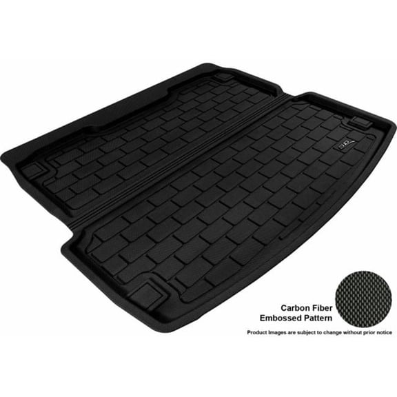 U Ace  3D Maxpider Cargo Custom Fit All-Weather Kagu Black Floor Mat for 2011-2015 Audi A8 Models - Black