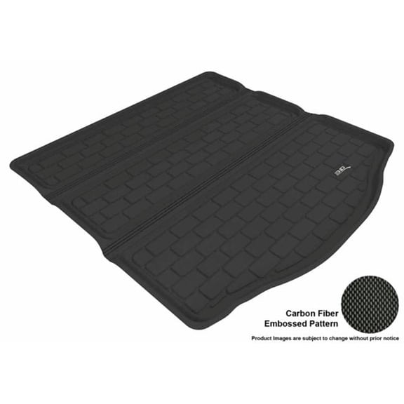 U Ace  3D Maxpider Cargo Custom Fit All-Weather Kagu Black Floor Mat for 2012-2016 Sedan Ford Focus Models - Black