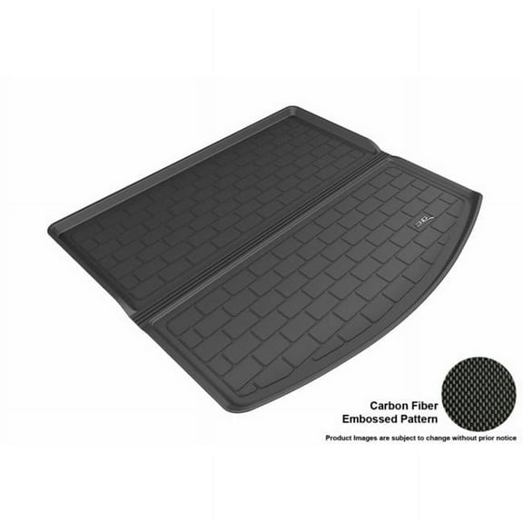 U Ace 3D Maxpider Cargo Custom Fit All-Weather Kagu Black Floor Mat for 2013-2016 Mazda CX-5 Models