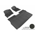 thumbnail image 1 of U Ace  3D Maxpider Complete Set Custom Fit All-Weather Kagu Black Floor Mat for 2009-2014 Super Crew Ford F-150 Models - 2 Eyelets, 1 of 1