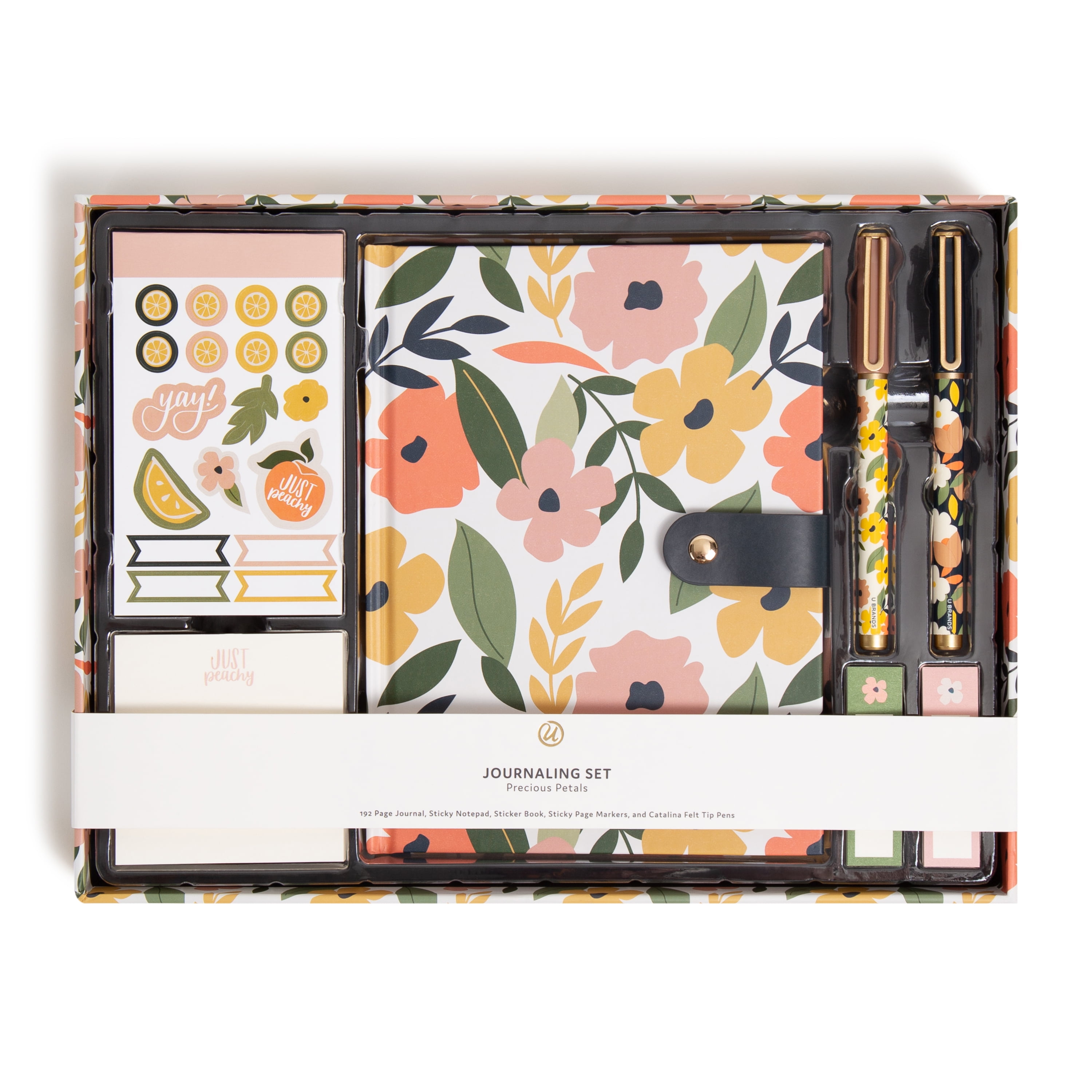 U BRANDS Precious Petals Journaling Set, 2056U