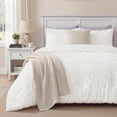 thumbnail image 1 of U by Bedsure King Comforter Set, Boho Tufted Shabby Chic Bedding Comforter Set, 3 Pieces Vintage Farmhouse Bed Set for All Seasons, Ivory White Bedding Set with 2 Pillow Shams, 1 of 8