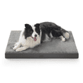 thumbnail image 1 of U By Bedsure Orthopedic Dog Bed for Large Dogs,, Washable Pet Beds for Crate with Removable Cover, Egg Crate Foam Puppy Mat Non-Slip Bottom, 35"x22", Gray, 1 of 10